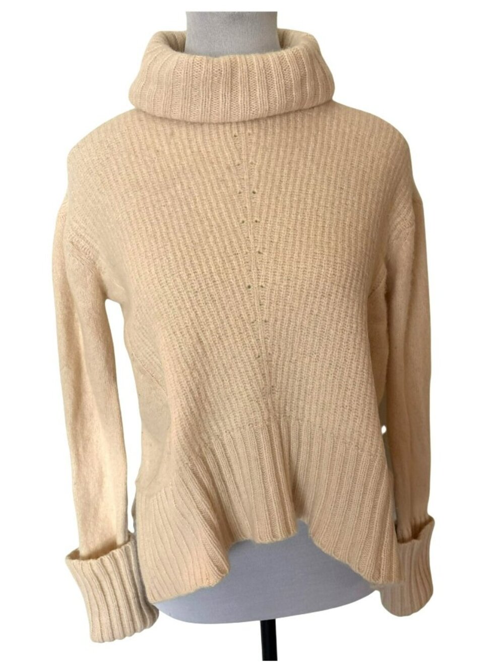 Moth Slouchy Wool Blend Cowl Sweater XS